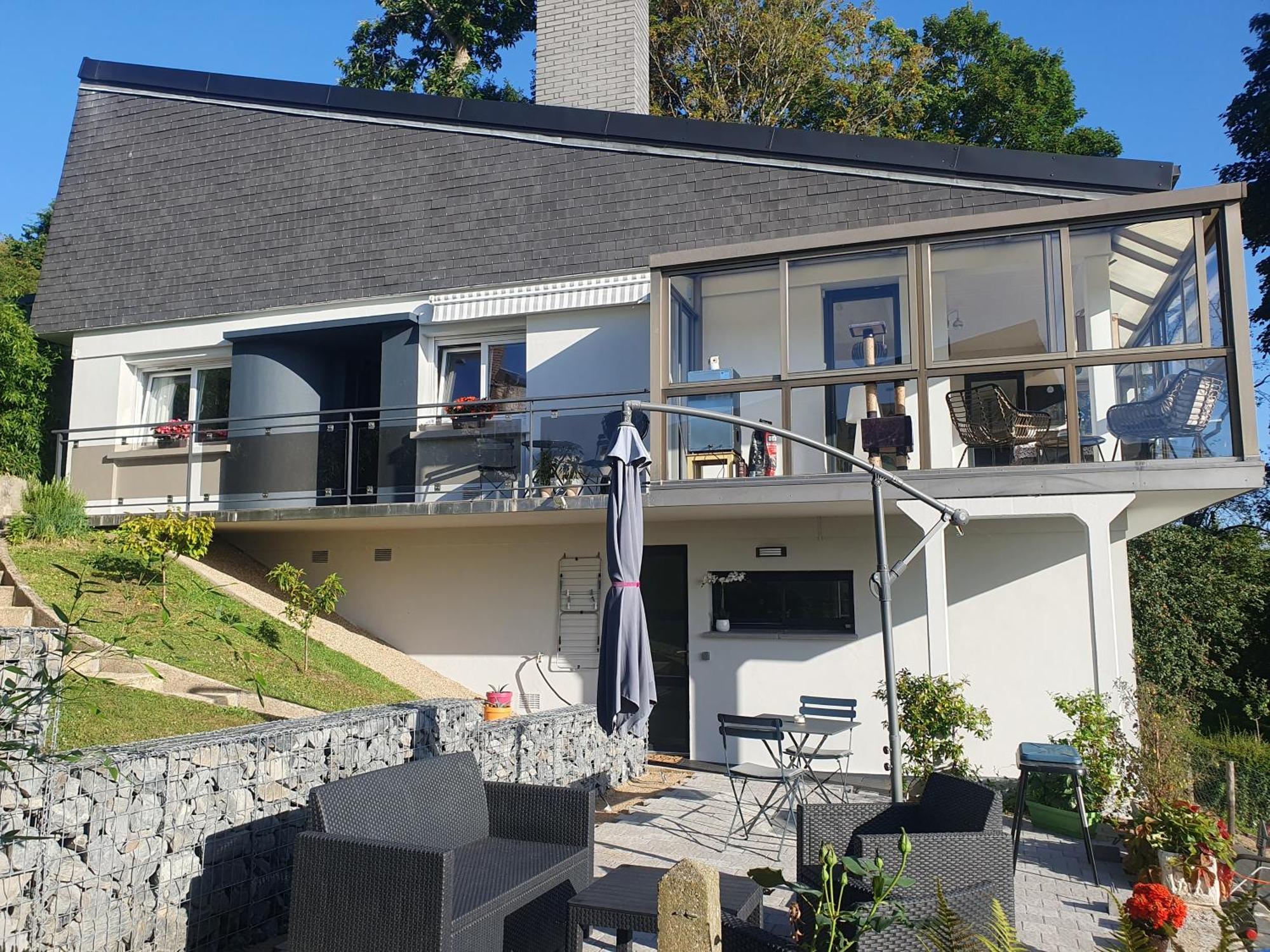Du Haut Des Rives - Bel Appt Pour 4 Caudebec-en-Caux Exterior photo